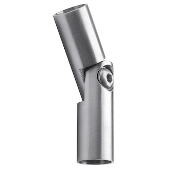 Spojka prutové výplně pr.14mm,nastavitelné 90° - 180°, aisi304, brus