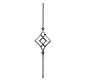 Výplň kovaná 12x12mm 950x180mm