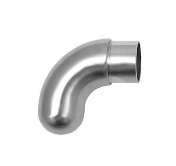 Zakončení madla na trubku 42.4mm, aisi304, brus
