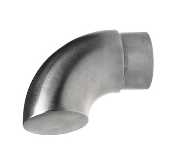 Zakončení madla na trubku 42.4mm, aisi304, brus