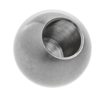 Zakončení prutové výplně pr.20mm, otvor pr.12mm, aisi304, brus