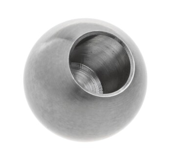 Zakončení prutové výplně pr.20mm, otvor pr. 12mm, aisi304, lesk