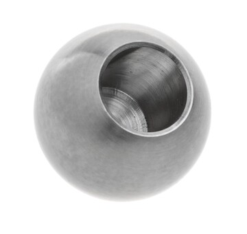 Zakončení prutové výplně pr.20mm, otvor pr.14mm, aisi304, brus