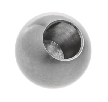 Zakončení prutové výplně pr.25mm, otvor pr.12mm, aisi304, brus