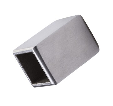 Zakončení prutové výplně10x10mm, aisi304, brus