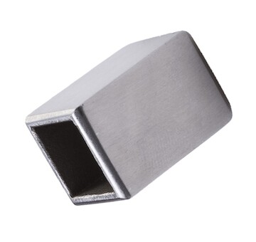 Zakončení prutové výplně12x12mm, aisi304, brus