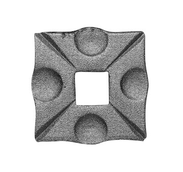 Zákrytka čtvercová 70x70mm díra-21x21mmm