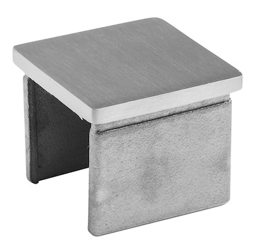 Záslepka madla na jekl 40x40mm, aisi304, brus