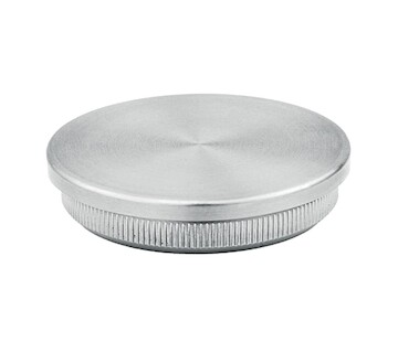Záslepka plochá na trubku pr.48.3mm, aisi304, brus