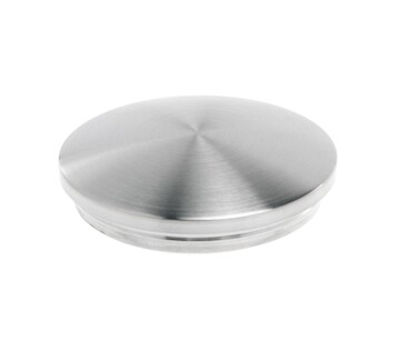Záslepka vypouklá na trubku pr.42.4mm, aisi304, brus