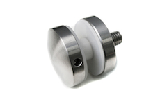 Bodový držák skla průměr 40x8mm - sklo 4-21.52mm,aisi304,na jekl, brus