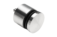 Bodový držák skla průměr 50x30mm se závitem- sklo 8-21.52mm,aisi304,na jekl, brus