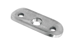 Deska držáku madla, na trubku 42.4mm, aisi304, brus