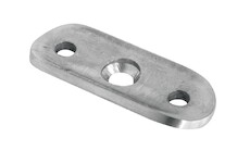 Deska držáku madla, na trubku 48.3mm, aisi304, brus