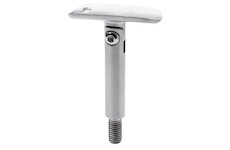 Držák madla na trubku pr.42.4mm,pr. 12mm, nastavitelný, aisi304, brus