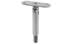 Držák pro ploché madlo ,pr. 14mm, nastavitelný, aisi304, brus