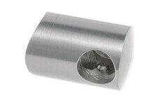 Držák prutové výplně koncový levý pro prut 12mm,aisi304, na trubku 42.4, brus