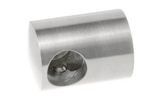Držák prutové výplně koncový pravý pro prut 10mm,aisi304, na jekl, lesk