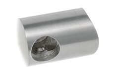 Držák prutové výplně koncový pravý pro prut 10mm,aisi304, na trubku 42.4, brus