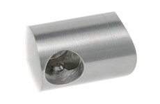 Držák prutové výplně koncový pravý pro prut 12mm,aisi304, na trubku 42.4, brus