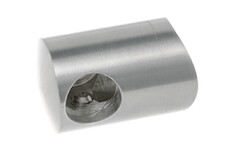 Držák prutové výplně koncový pravý pro prut 16mm,aisi304, na trubku 42.4, brus
