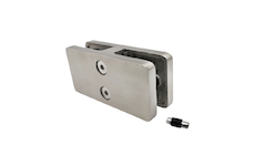 Držák skla 180° 95x45x30mm s kolíkem, sklo 6-12.76mm - aisi304, brus
