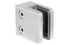 Držák skla 45x45x26mm, sklo 6-10.76mm - aisi304, na jekl, brus