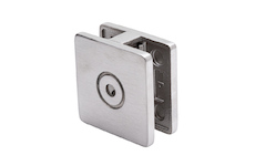 Držák skla s bočním uchycením 60x60x28mm, sklo 8-10.38mm - aisi316, na jekl, brus