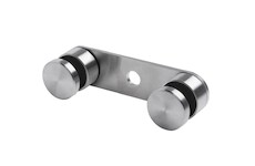 Dvoubodový držák skla 150x30mm - sklo 8-21.52mm,aisi304, brus