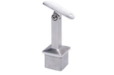 Hranatý držák madla na trubku pr.42.4mm,nastavitelný, aisi304, brus