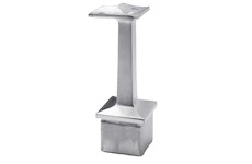 Hranatý držák madla na trubku pr.42.4mm rohový, aisi304, brus