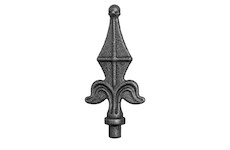 Hrot pr.12mm 130x60mm s kuličkou