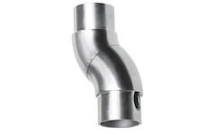 Koleno 45° a 45°, na trubku 42.4mm, aisi304, brus