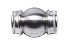 Koleno nastavitelné 90°- 180°, na trubku 42.4mm, aisi304, brus