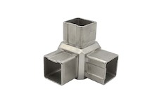 Koleno rohové na jekl 40x40mm, aisi304, brus
