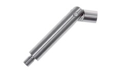 Konzole pro držák madla průměr 12mm, nastavitelný, M8, aisi 304, brus