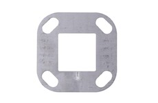 Kotvící příruba 87x87 mm, díra 40x40mm, aisi304, bez povrchové úpravy