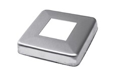 Krytka sloupku 105x105mm, díra 40x40mm, aisi 304, brus