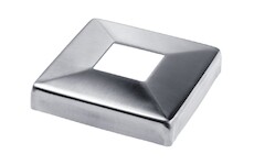Krytka sloupku 108x108mm, díra 40x40mm, aisi 304, lesk