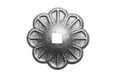 Ozdobná zákrytka pr.90mm otvor 14,5x14,5mm