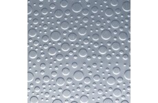 Plech- vzor bublina, 2000x1000x1.2mm, Zn.