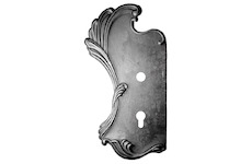 Štítek levý 330x172x2mm rozteč 90mm