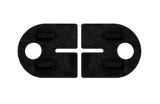 Těsnění do držáku skla, pro sklo 10,76mm, model 63D2,90D5,18D5