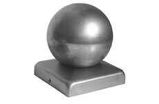 Víčko s koulí 40x40xmm koule pr.40mm, zinek