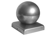 Víčko s koulí 80x80mm koule pr.80mm
