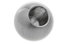 Zakončení prutové výplně pr.20mm, otvor pr. 12mm, aisi304, lesk
