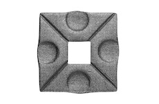 Zákrytka čtvercová 90x90mm díra-26x26mmm