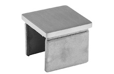 Záslepka madla na jekl 40x40mm, aisi304, brus
