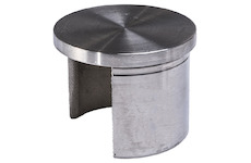 Záslepka madla na trubku pr.42.4mm, aisi304, brus