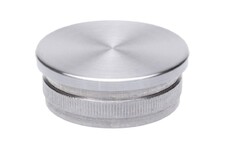 Záslepka plochá na trubku pr.42.4mm, aisi304, brus
